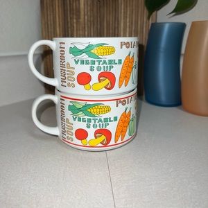 Vintage Vegetable Soup Mug